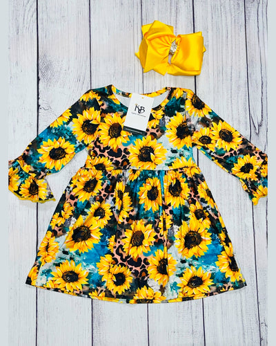 Sofía Sunflower Dress