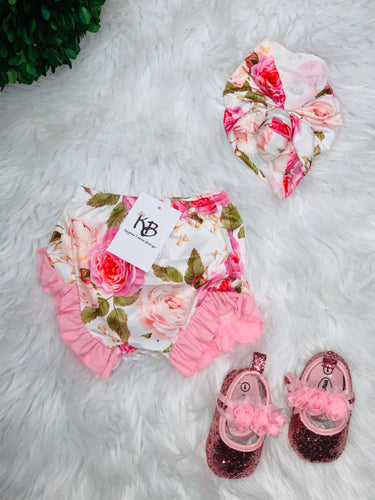 Pink Roses Bloomers