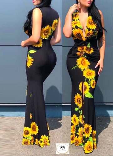 Lelany Sunflower Dress