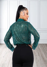 Load image into Gallery viewer, Zaira Sequin Shirt