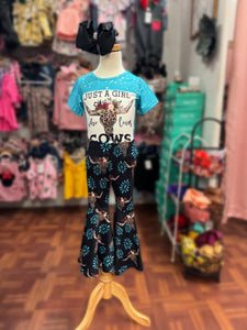Turquoise Pants Set