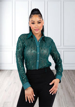 Load image into Gallery viewer, Zaira Sequin Shirt