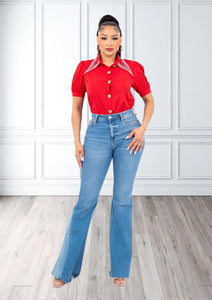 Zoe Rhinestone Shirt