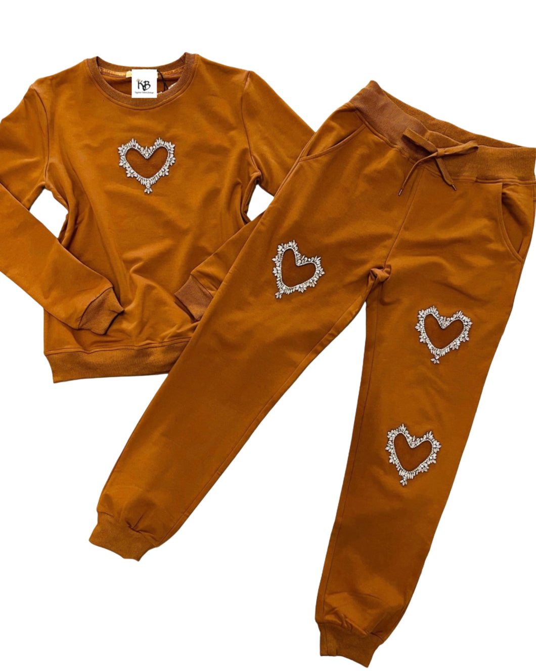 Hearts Pants Set