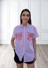 Load image into Gallery viewer, Kailany Rhinestone Blouse
