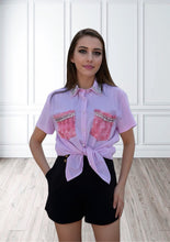 Load image into Gallery viewer, Kailany Rhinestone Blouse