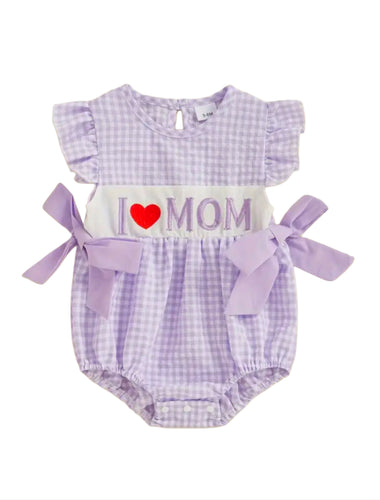 I Love Mom Romper