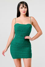Load image into Gallery viewer, Emerald mini dress
