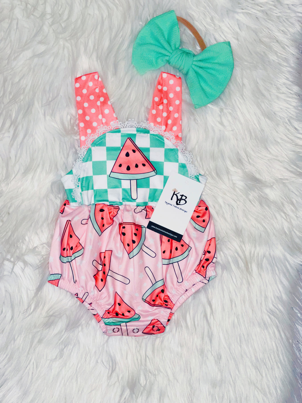 Nelda Watermelon Romper