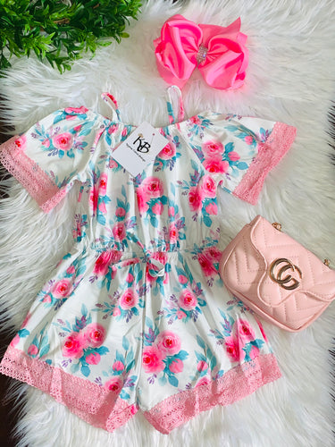 Becky Floral Romper