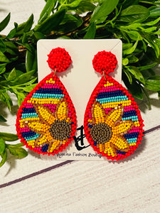 Arabela Sunflower earrings