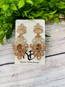 Danette Rhinestones Earrings