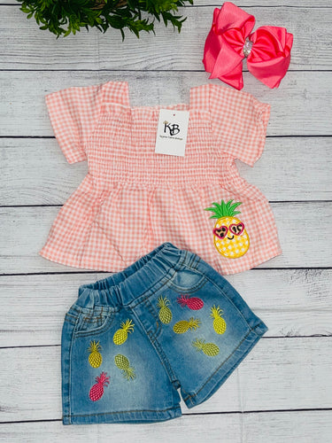 Crystel Pineapple Set