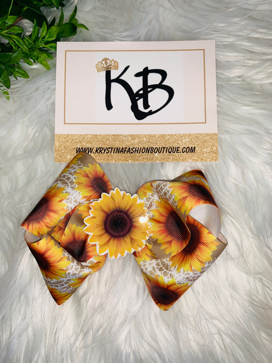 Sunflower Bow