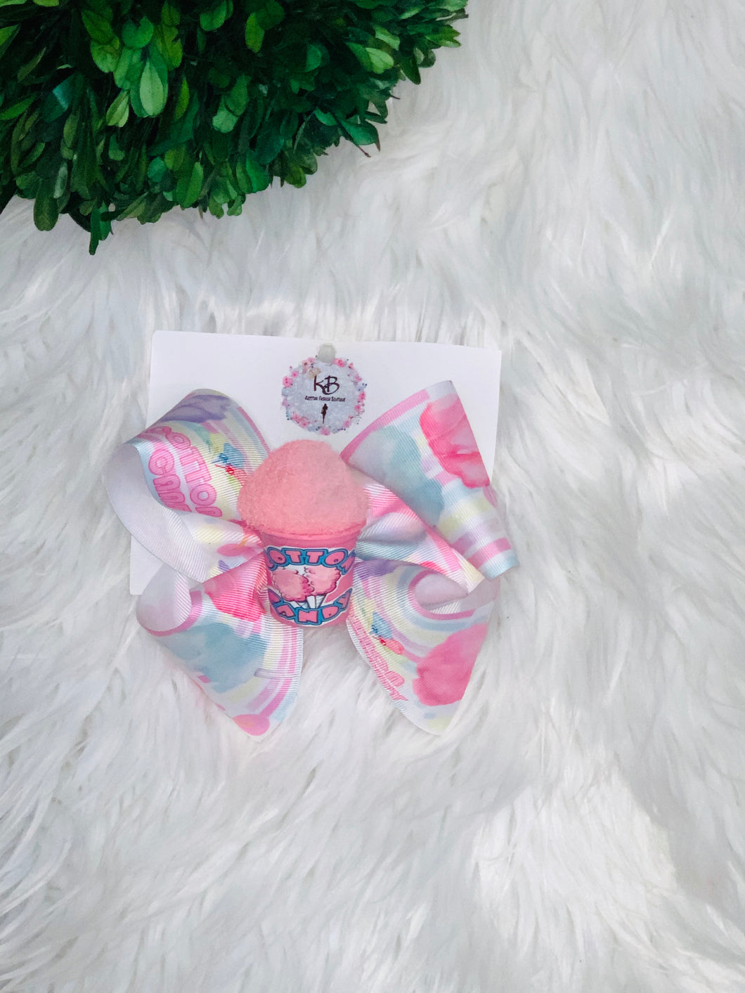 Cotton Candy Bow