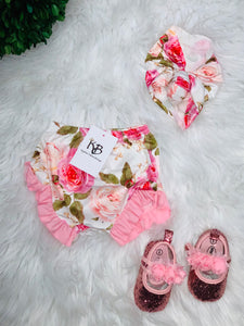Pink Roses Bloomers