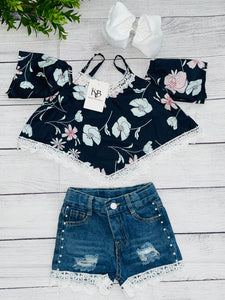 Loren shorts set