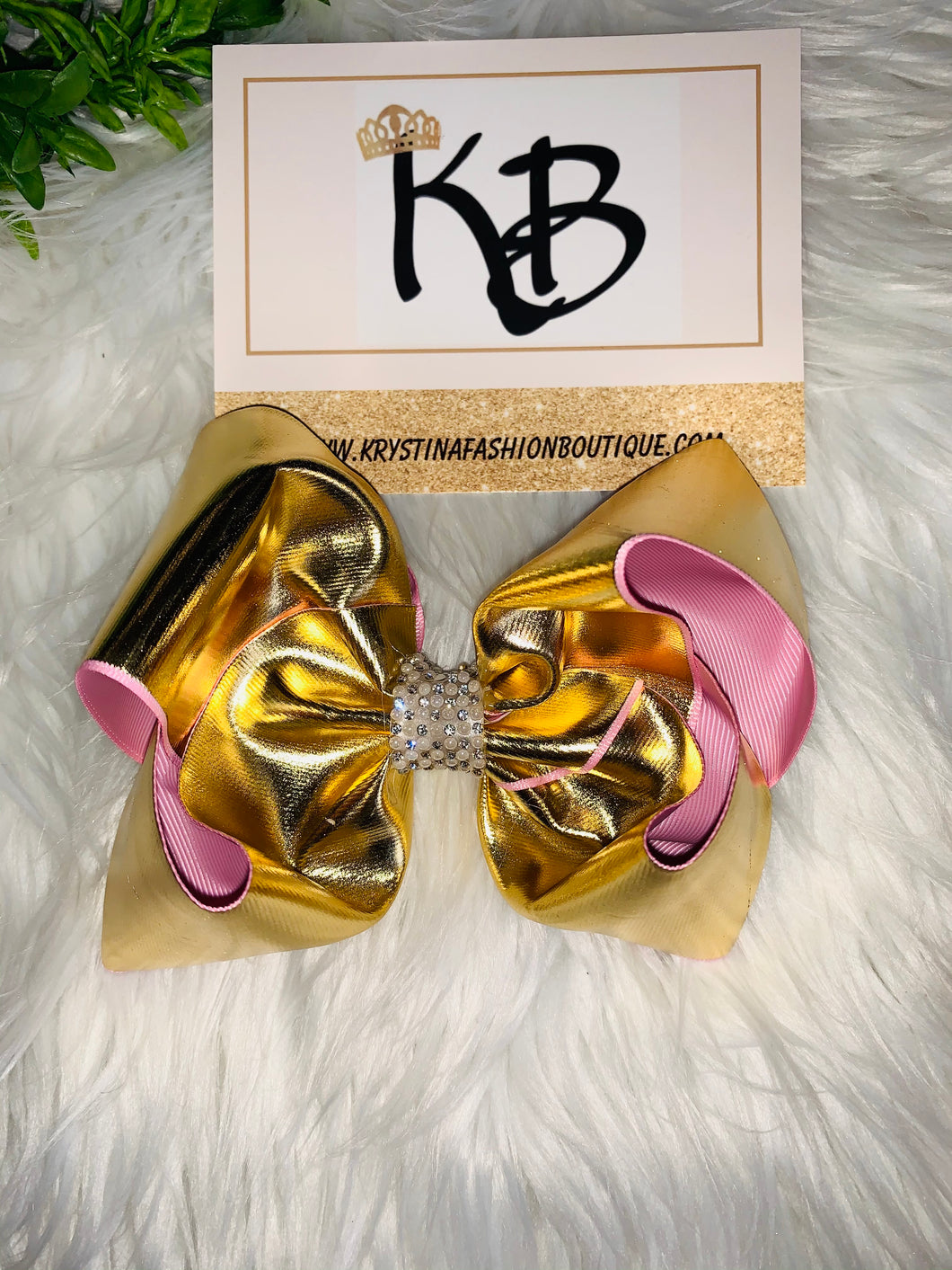 Gold Boutique Bow