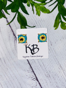 Yoa Sunflower earrings