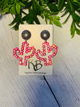 Load image into Gallery viewer, Cactus Rhinestones Earrings