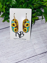 Load image into Gallery viewer, Dominic sunflower earrings