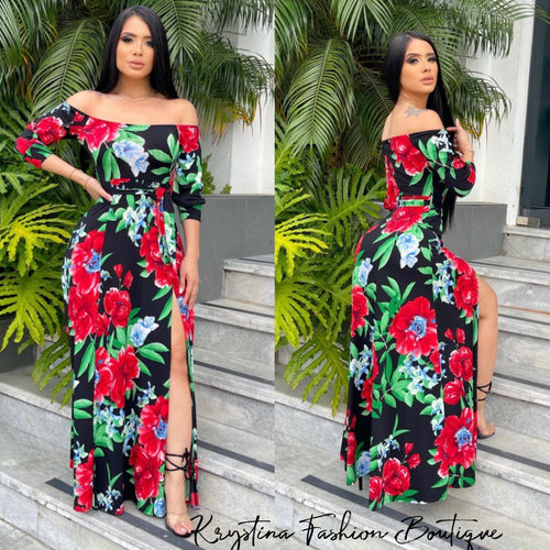 Asenat Floral Dress