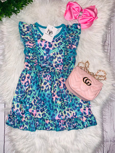 Paola Cheetah Dress