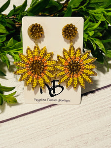 Yoani Sunflower earrings