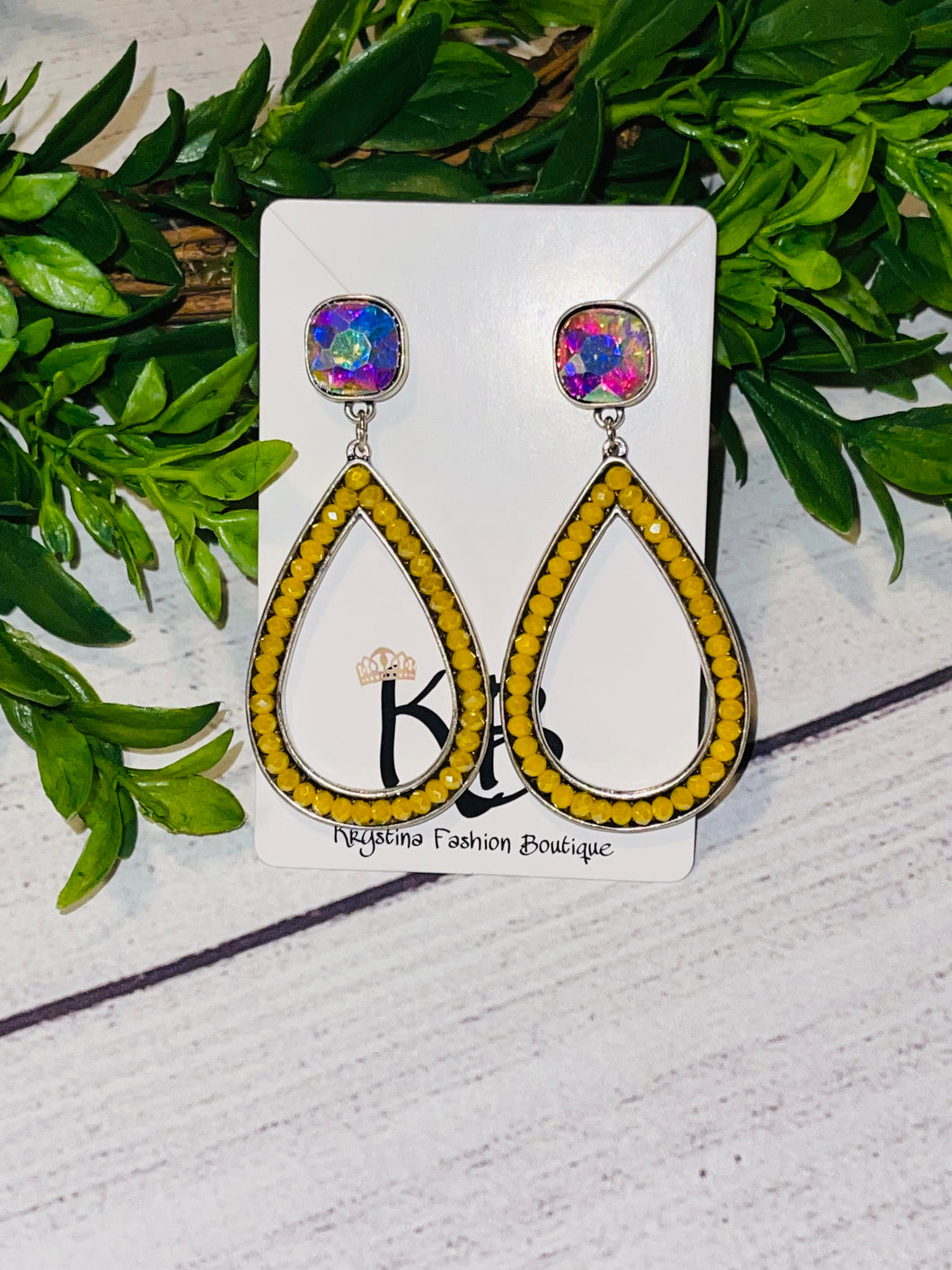 Nora rhinestones earrings