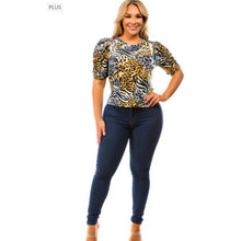 Load image into Gallery viewer, Samara Cheetah Blouse