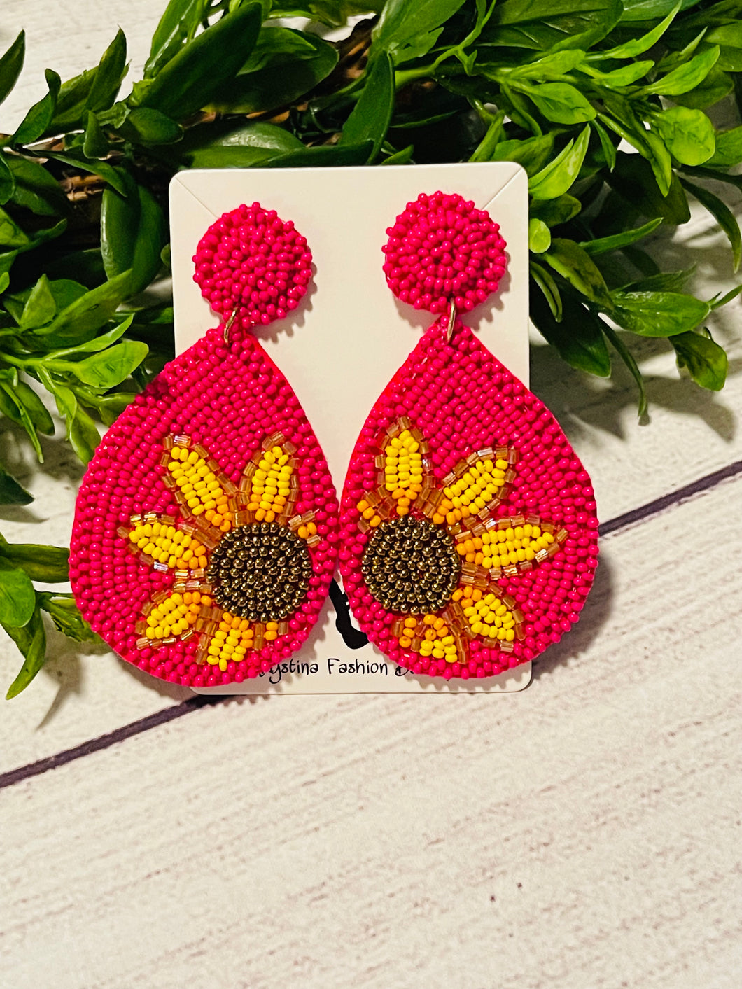 Arabela Sunflower earrings