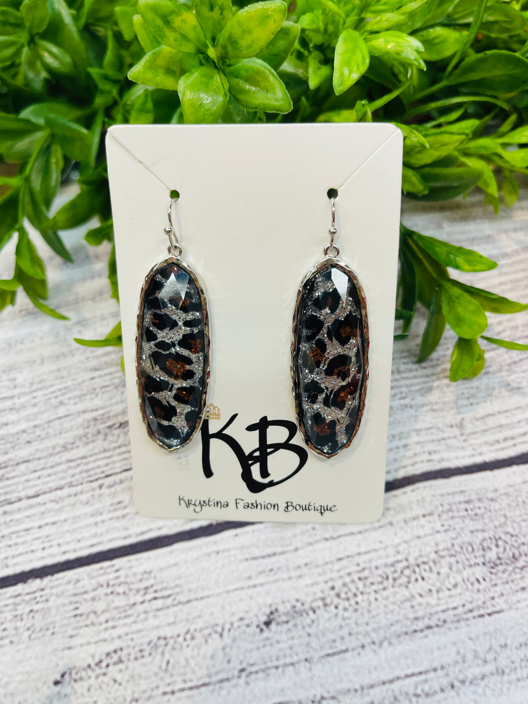 Dinora Cheetah earrings