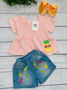 Crystel Pineapple Set