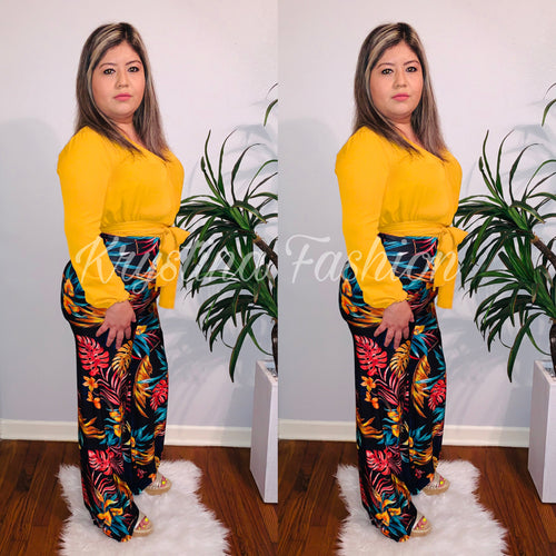 Tropical Palazzo Pants