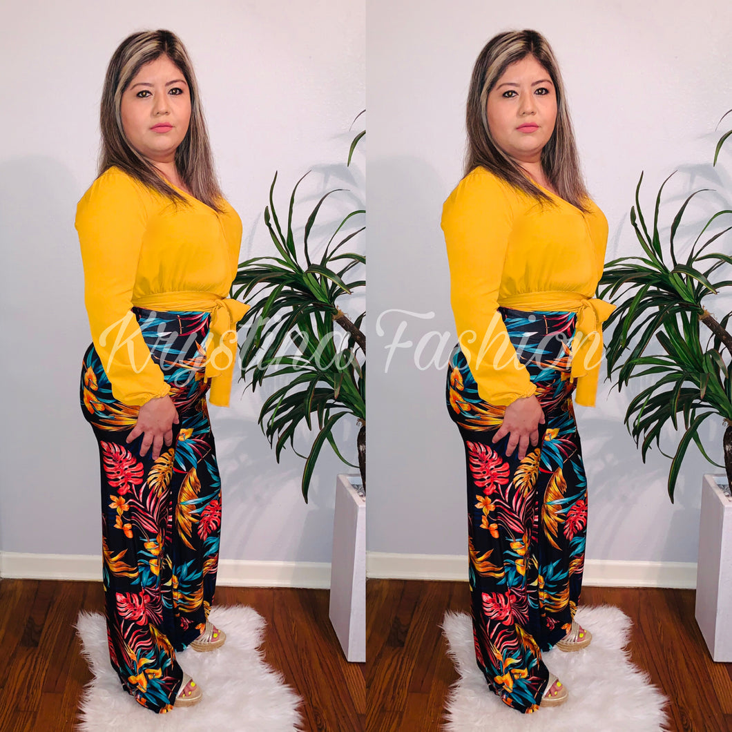 Tropical Palazzo Pants