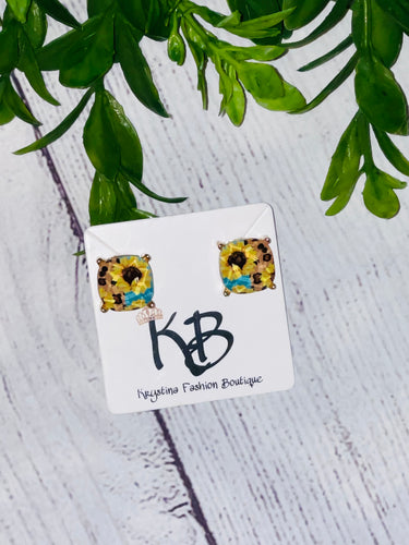Yoa Sunflower earrings